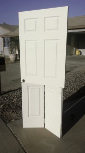 Creating Bi-Fold doors from six panel hollow core door