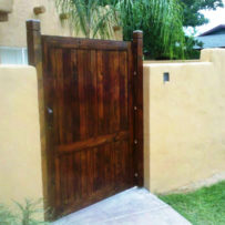 Custom Wood gate