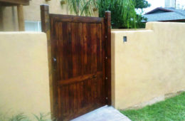Custom Wood gate