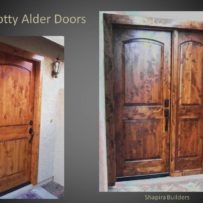 Knotty Alder Wood Doors