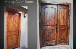 Knotty Alder Wood Doors