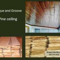 Tongue and Groove Pine Ceiling