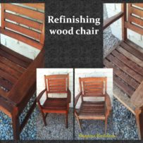 Refinishing Wood chair by Shapira Builders