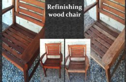 Refinishing Wood chair by Shapira Builders