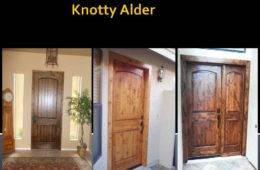 Knotty Alder Doors
